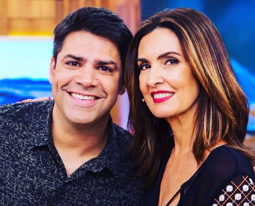 Lair Rennó e Fátima Bernardes -