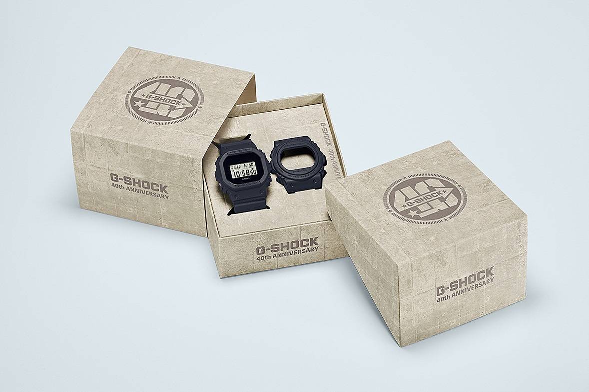 Edição comemorativa de 40 anos do primeiro G-Shock -