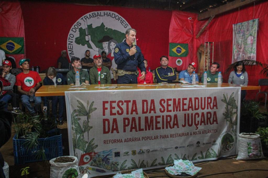 PRF rebate deputado de CPI que viu crime em despejo de sementes com MST