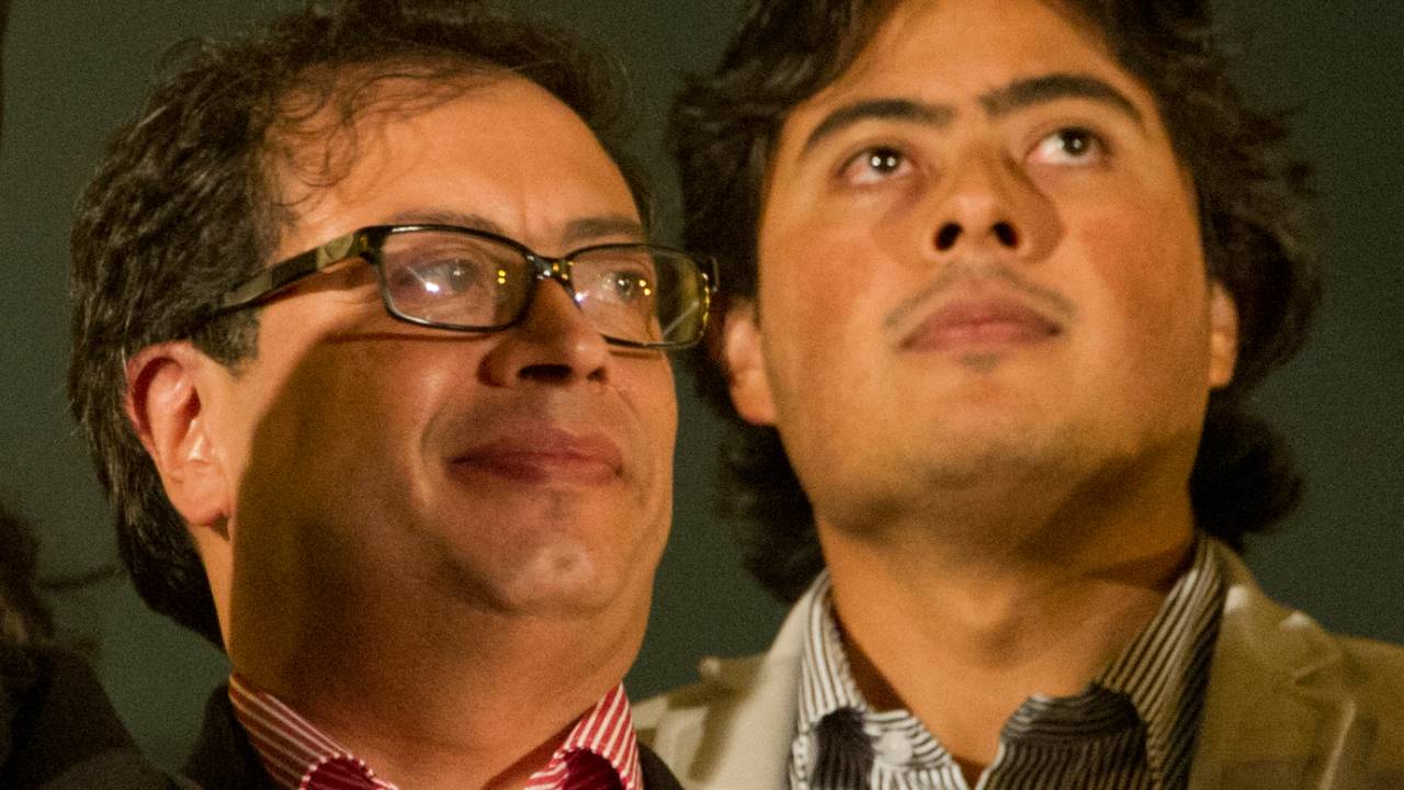 Gustavo Petro e Nicolas Petro
