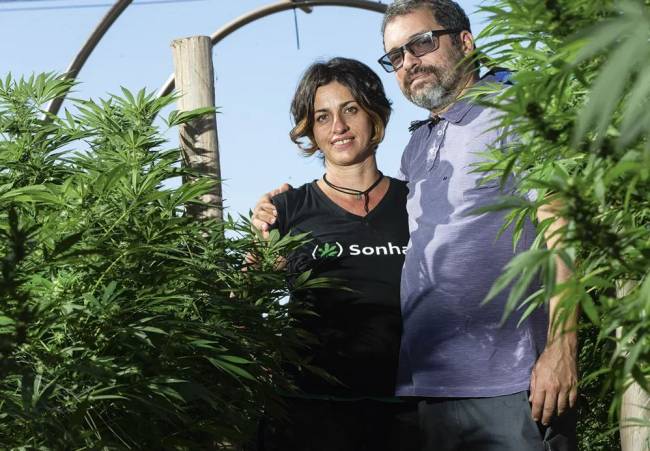 Cannabis 2 O casal Margarete Brito e Marcos Langenbach, pais de Sofia e idealizadores da fazenda