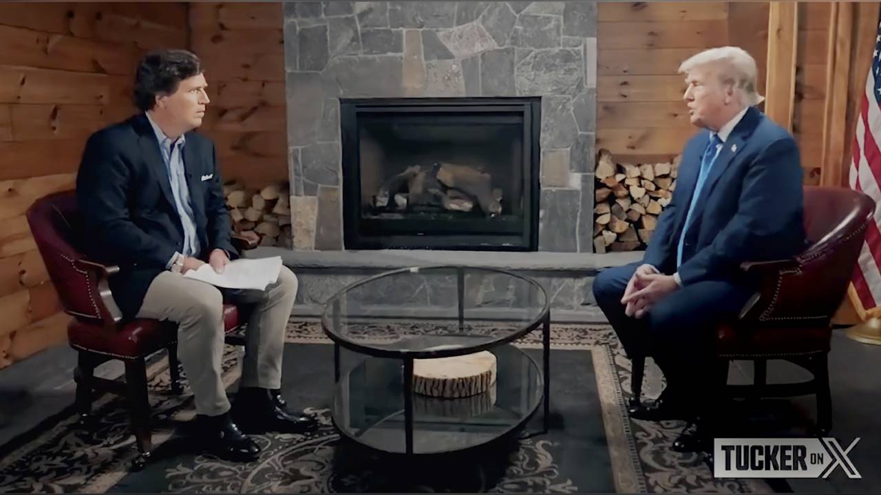 DESFAÇATEZ - O ex-presidente na entrevista para Tucker Carlson: 46 minutos dos absurdos de sempre