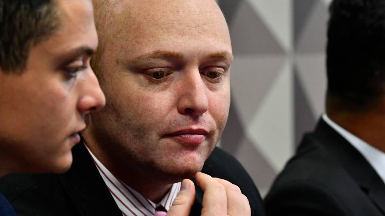 O hacker Walter Delgatti Neto, em depoimento na CPMI do 8 de Janeiro