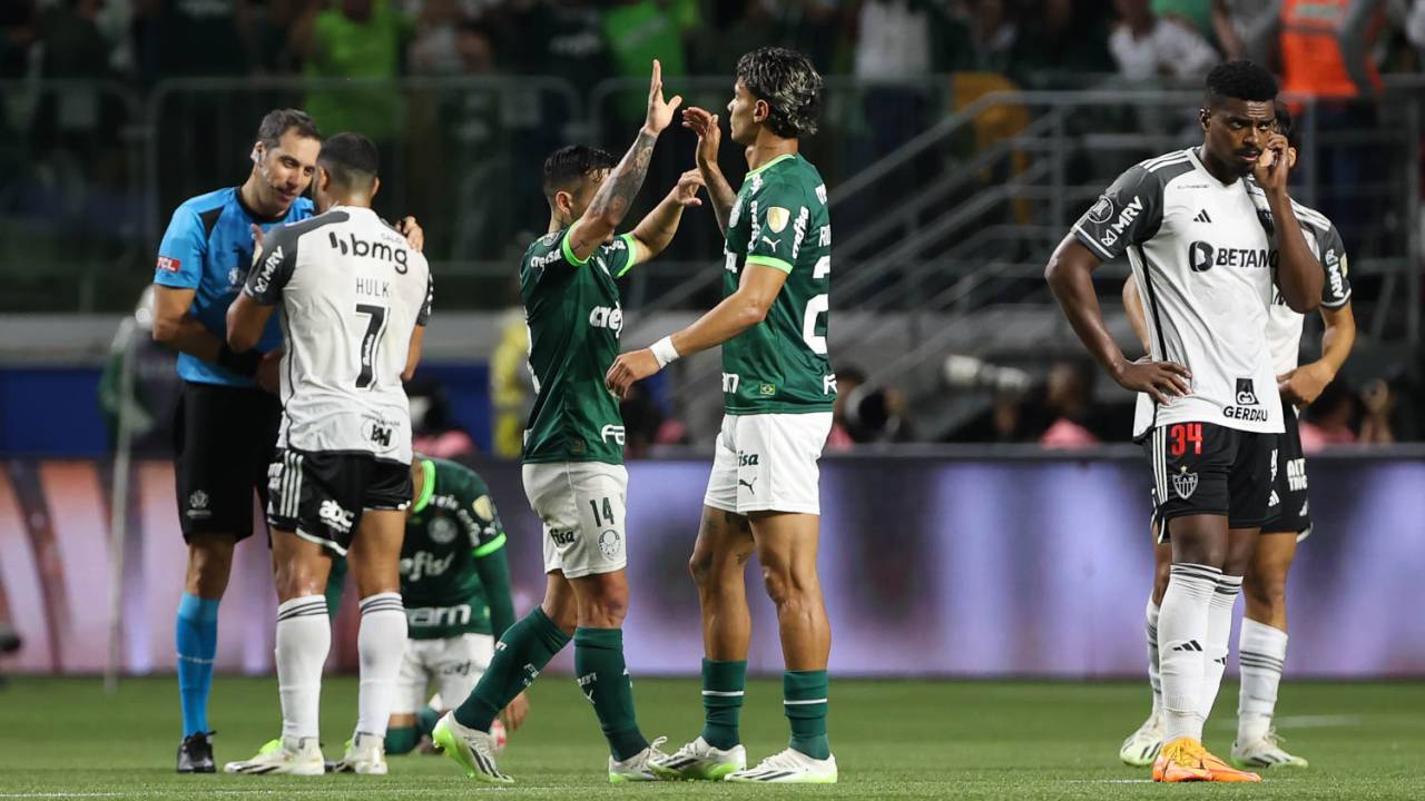 O Palmeiras, novamente, eliminou o Atlético-MG em mata-mata da Copa Libertadores; Alviverde vai encarar colombianos nas quartas -