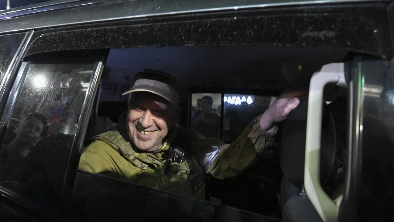 O líder do grupo mercenário Wagner, Yevgeny Prigozhin