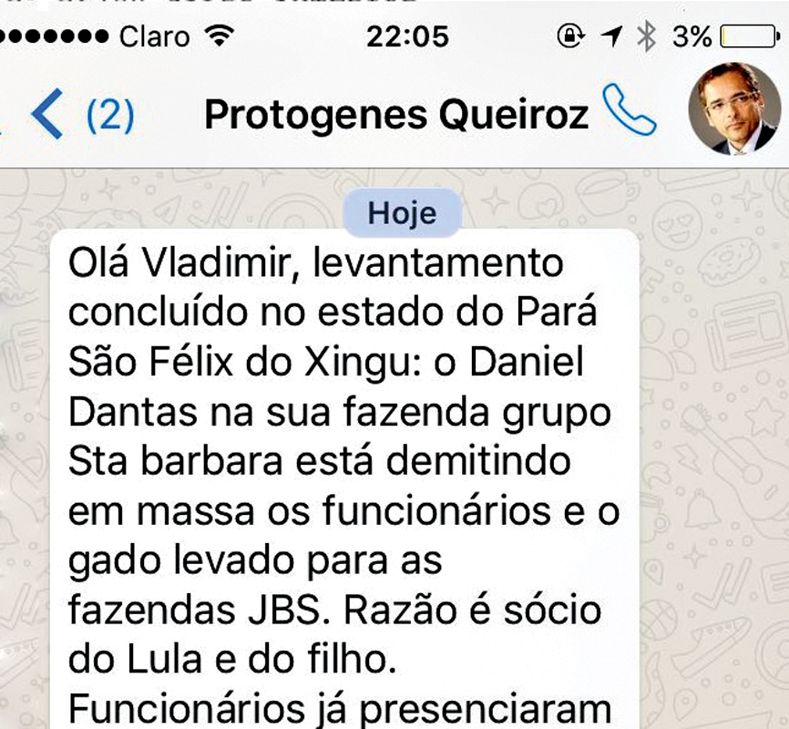 Protogenes.jpg FAZENDAS - Protógenes Queiroz: ex-delegado na condição de informante