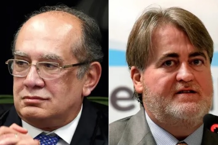 O ministro Gilmar Mendes, do STF, e o empresário Jonas Suassuna