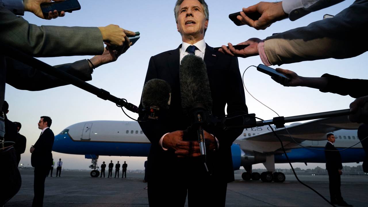 O secretário de Estado dos Estados Unidos, Antony Blinken