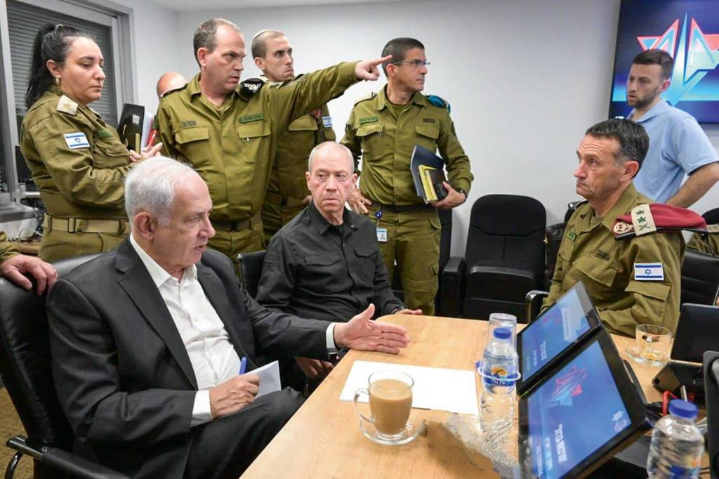 2a-D-3-BENJAMIN-NETANYAHU-789654.jpg GABINETE DE GUERRA - Netanyahu: governo de união contra o Hamas