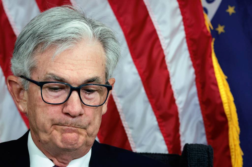 GettyImages-1491536628.jpg ATRASO - Powell, do Fed: críticos dizem que ele demorou a aumentar os juros