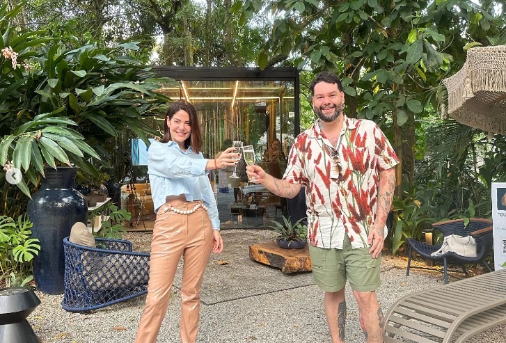 A inspiração para o cenário de podcasts do CasaCor Rio