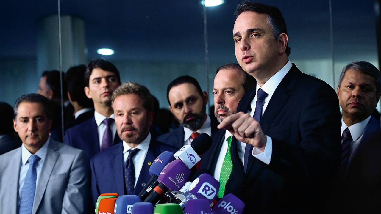O presidente do Senado, Rodrigo Pacheco