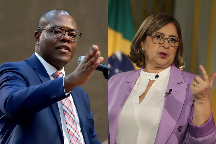 Silvio Almeida e Cida Gonçalves