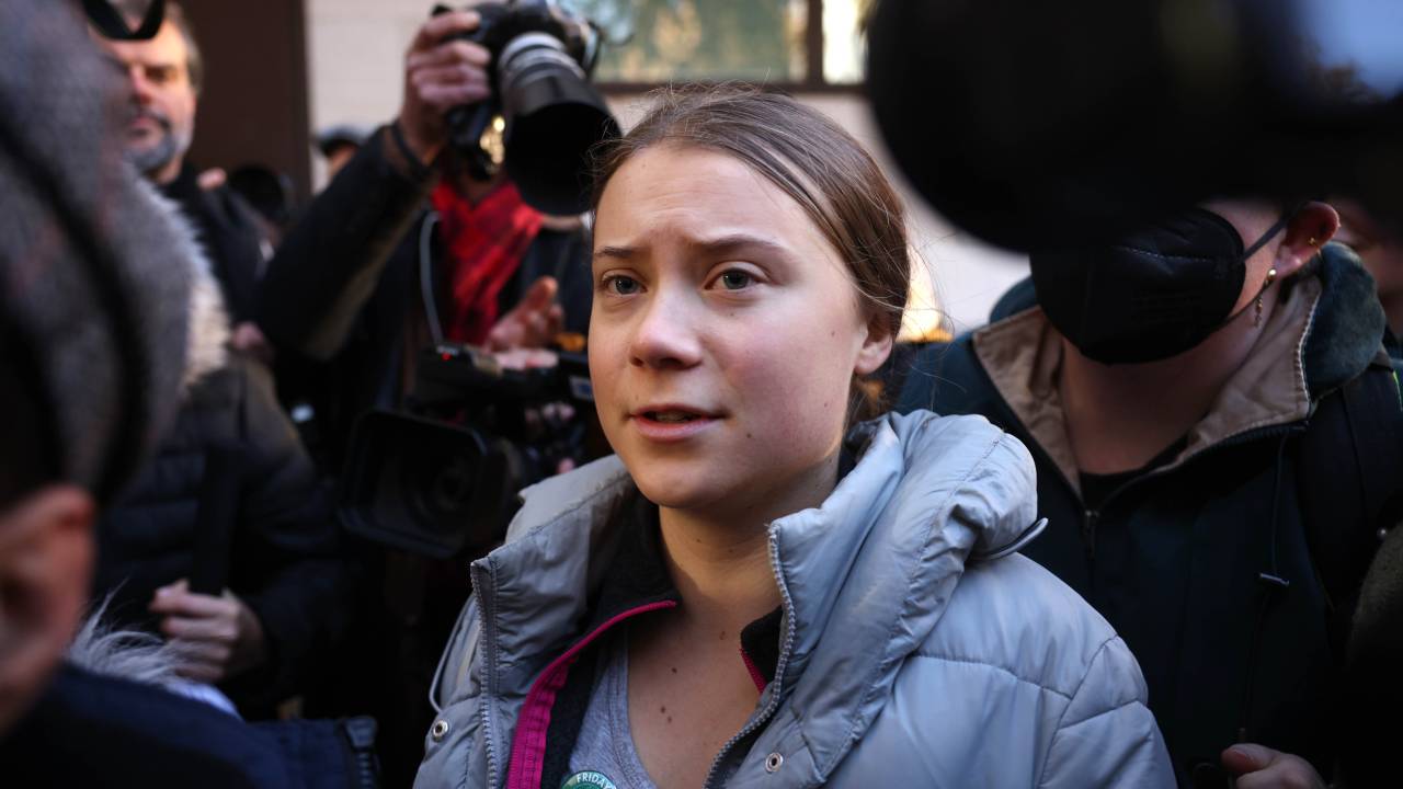 A jovem ativista Greta Thunberg