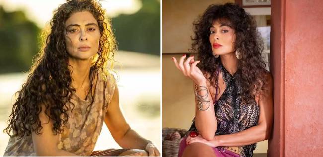 Juliana Paes em Pantanal e em Renascer