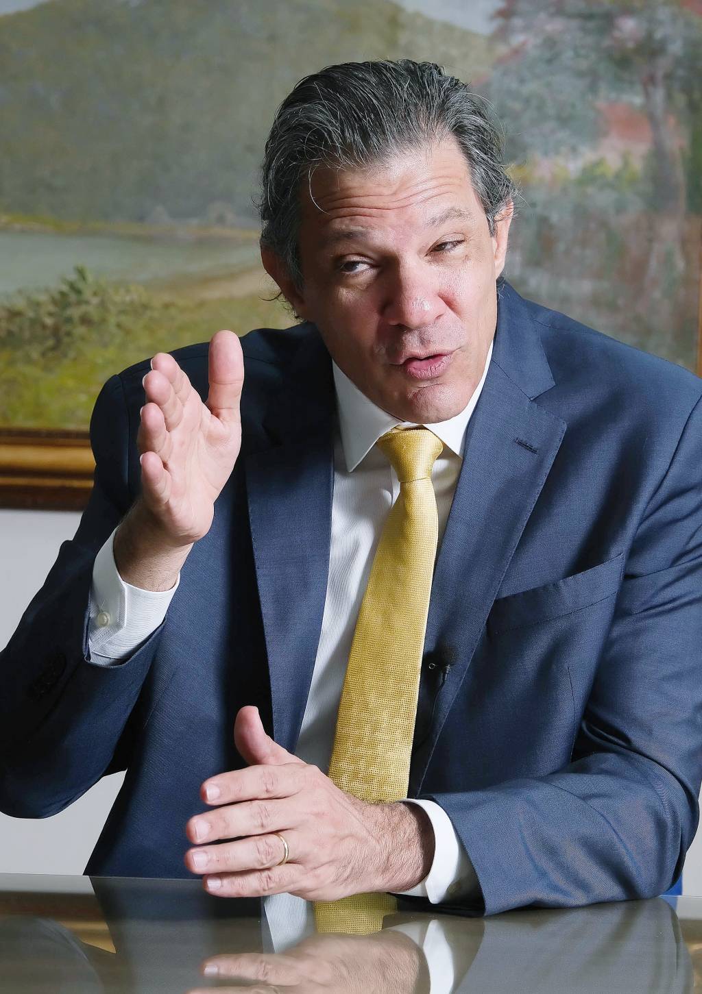 (apoio 1) – FERNANDO HADDAD_VEJA_25.05.230199.JPG DESAFIO FISCAL - Haddad: governo não corta gastos