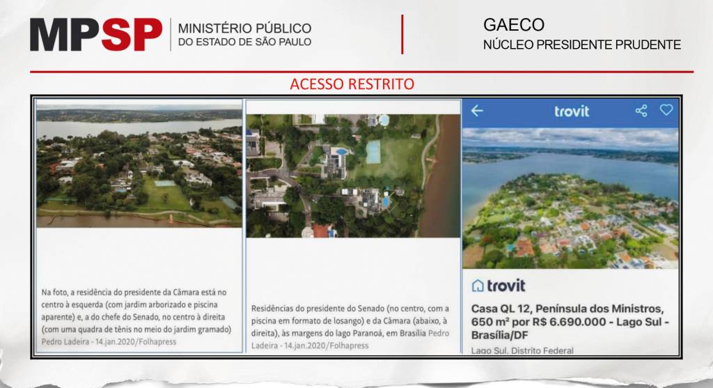 168752 ALVOS - Localização: bandidos pesquisaram o endereço das residências oficiais