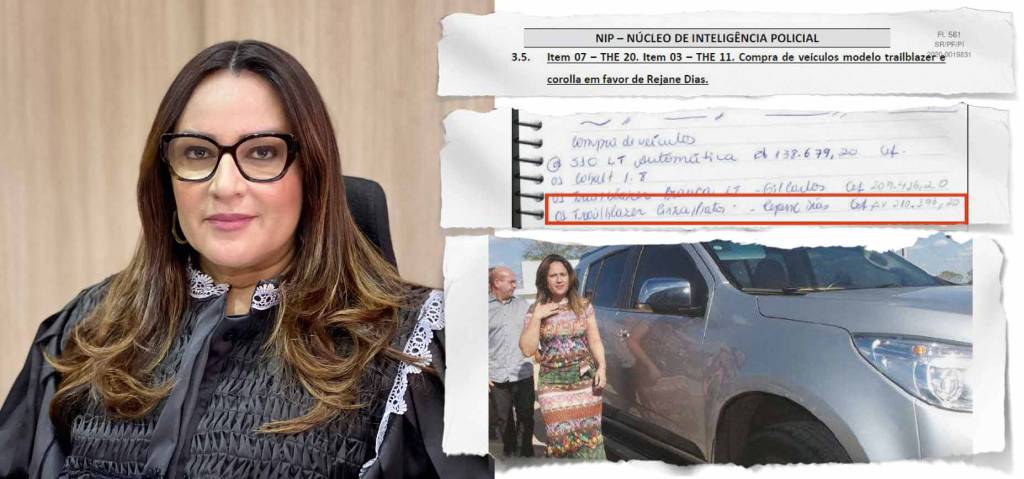 2—REJANE-DIAS-2023-7-a_1.jpg BENEFICIADA - Rejane: hoje conselheira do TCE, a primeira-dama ganhou mimos e carros de luxo da organização criminosa, segundo a PF
