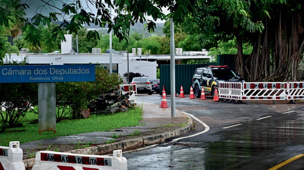 AJUFE PREOCUPAÇÃO - Presidência da Câmara: vigilância na casa do deputado Arthur Lira foi reforçada depois do aviso