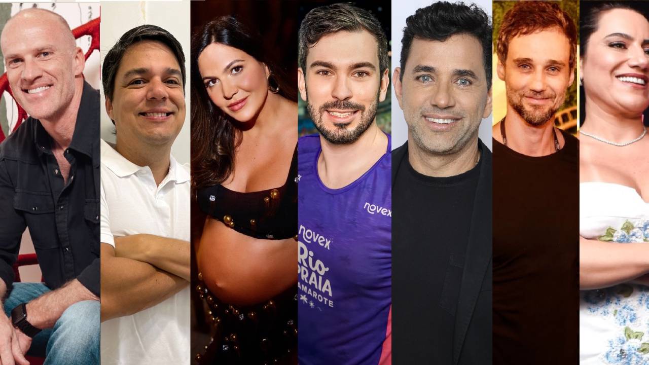 Marcio Esher, do N1; Gabriel Lobo, do Allegria; Carol Sampaio, do Nosso; Victor Alan, do Rio Praia;Marcelo Viana, do Mar; Mickael Noah, do Folia Tropical; e Lilian Martins, do King -