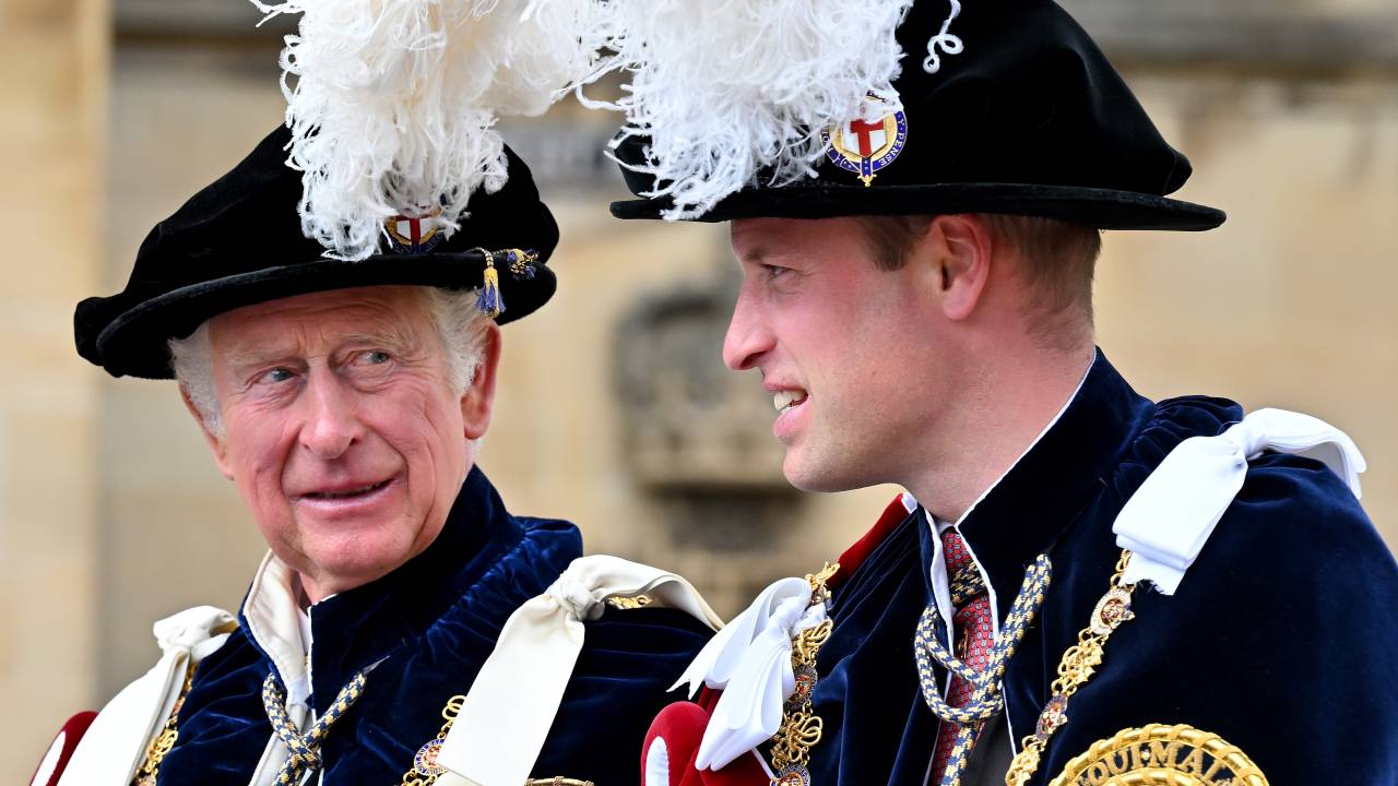 Rei Charles III e Príncipe William