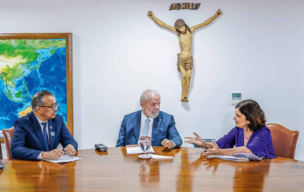LULA-e-TEDROS-ADHANOM-e-NISIA-TRINDADE-5-fev-2024.jpg PAUTA Nº 1 - Plano: Adhanom, da OMS, discute medidas com Lula e a ministra Nísia