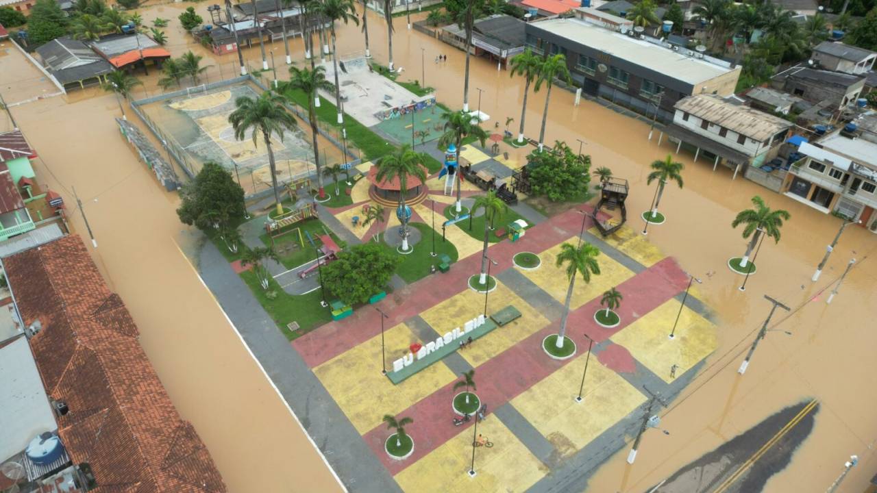 Inundação em município do Acre