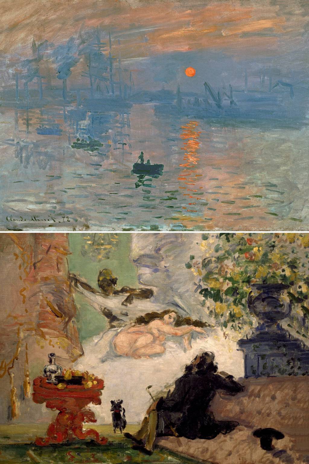 1257572571 LUZ E COR - Impressão, Nascer do Sol, de Monet, e Uma Olympia Moderna, de Cézanne: a crítica foi demolidora
