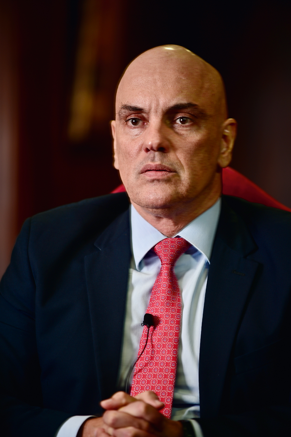 2—181223Alexandreoraes039.JPEG ALVO - Moraes: responsável pelo inquérito, ministro recebeu pesadas críticas de Mauro Cid