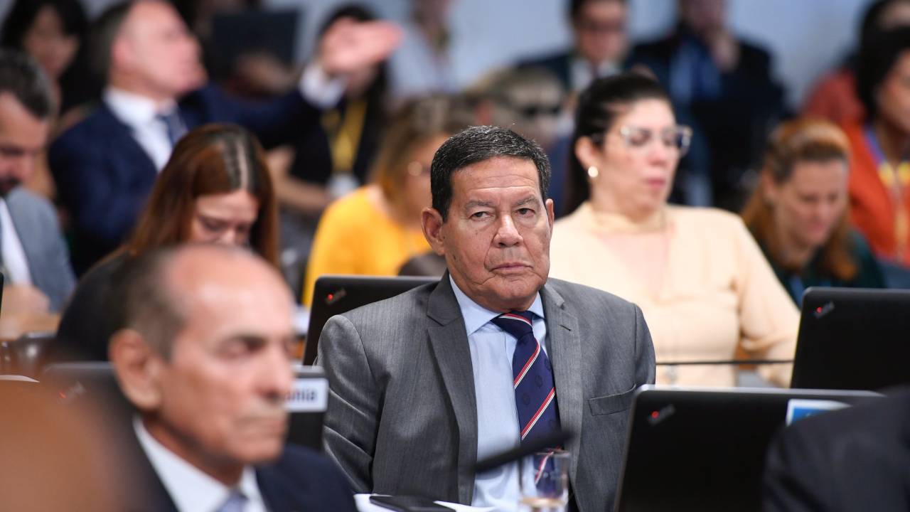 O senador Hamilton Mourão, que foi vice-presidente de Jair Bolsonaro