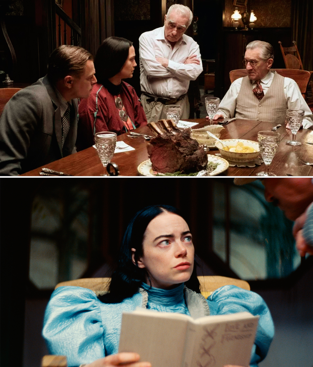 ARTE-PESOS-PESADOS-MAIOR-apoio-Scorsese-ASSASSINOS-DA-LUA-DAS-FLORES.jpg OS PESOS-PESADOS - Martin Scorsese e o elenco de 'Assassinos da Lua das Flores' (acima) e Emma Stone em 'Pobres Criaturas' (abaixo): filmes inteligentes com produções primorosas arrebataram espectadores, provando que tramas originais são, sim, rentáveis