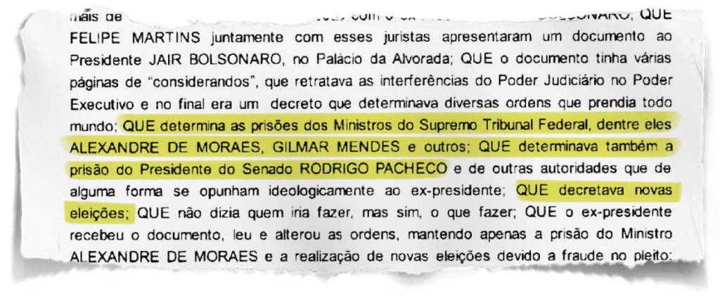 Doc2 ARBÍTRIO - Minuta: decreto previa prisão de autoridades e novas eleições