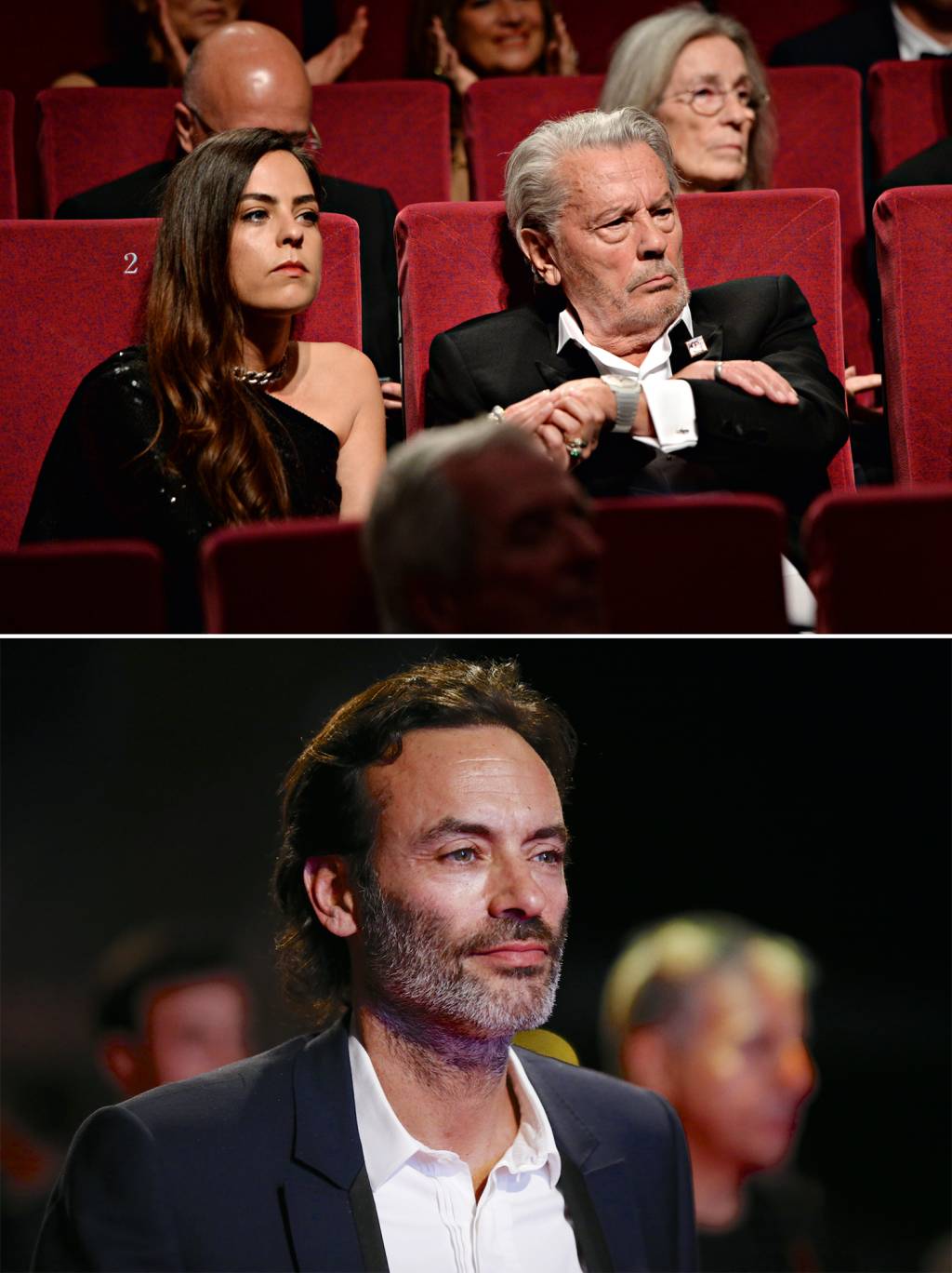 GettyImages-1150336171.jpg BARRACO - Anouchka (acima) e seu irmão Anthony (abaixo): o galã de 88 anos não esconde preferir a filha na disputa fratricida por dinheiro