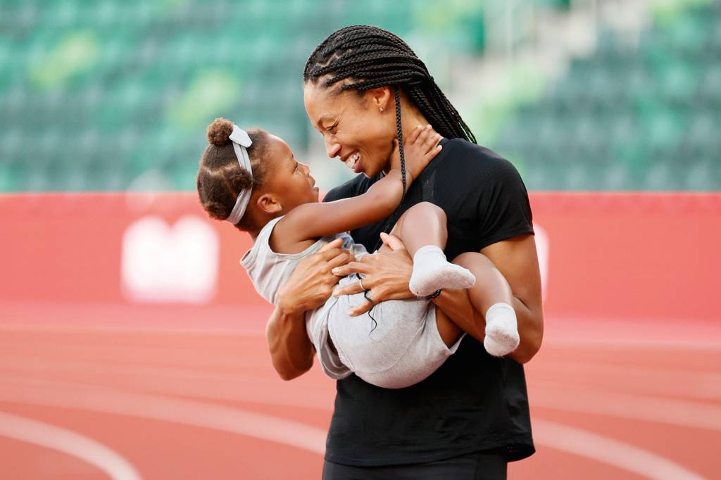 GettyImages-1325671412.jpg MUDANÇA - Vitória de Allyson Felix: a Nike mudou as regras depois do parto