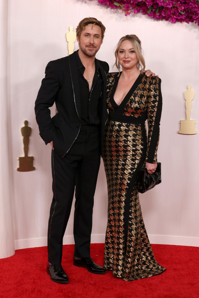 96th Annual Academy Awards – Arrivals Ryan Gosling e a irmã Mandi Gosling no Oscar 2024 -