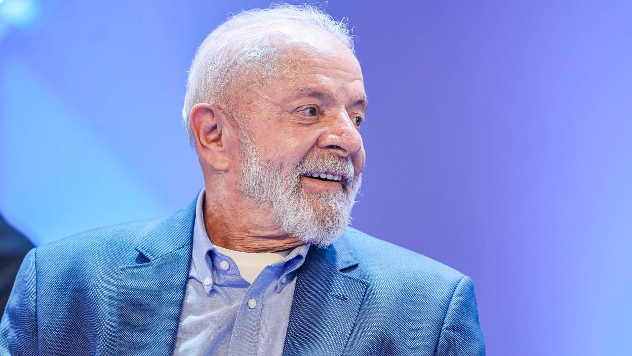 O presidente Lula, em evento em Serra do Salitre (MG)