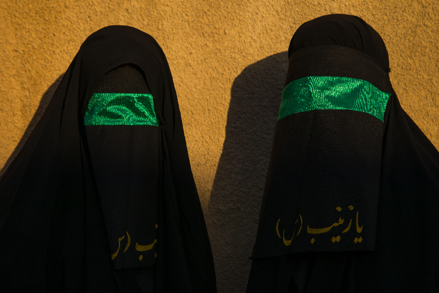 Iranianas de burca