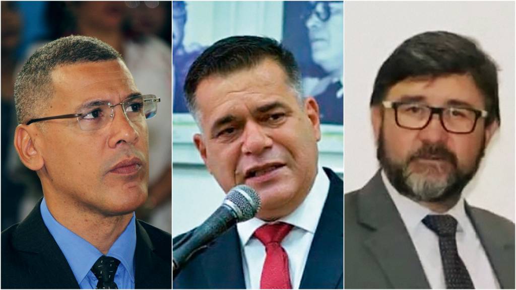 1D-(2—montagem)–RICARDO-QUEIXAO-2020-4-a.jpg ALVOS - Os vereadores Ricardo Queixão (PSD), Flávio Batista (Podemos) e Luiz Carlos Dias (MDB): acusações graves
