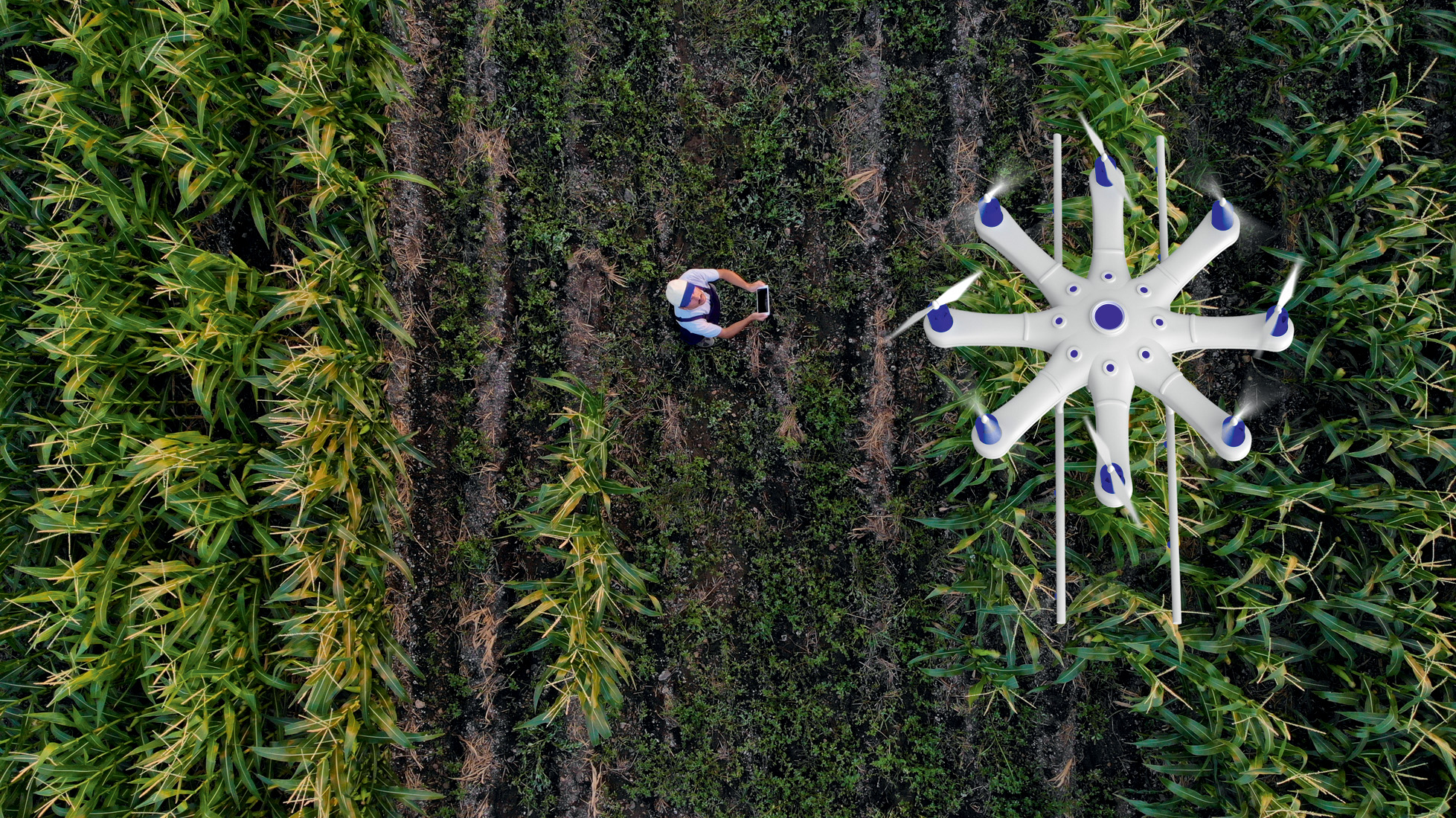 VIS&Atilde;O DO ALTO -&ensp;Drones: aparelhos voadores s&atilde;o usados para mapear planta&ccedil;&otilde;es
