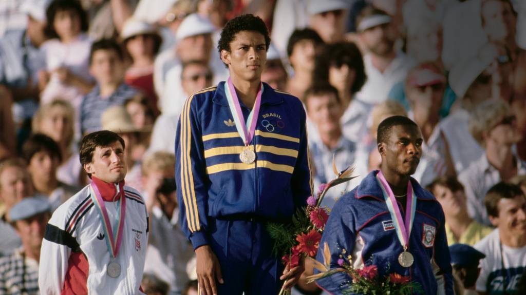 XXIII Olympic Summer Games INJUSTIÇA - Joaquim Cruz, o vencedor dos 800 metros em 1984: “Por que não premiar também a prata e o bronze?”