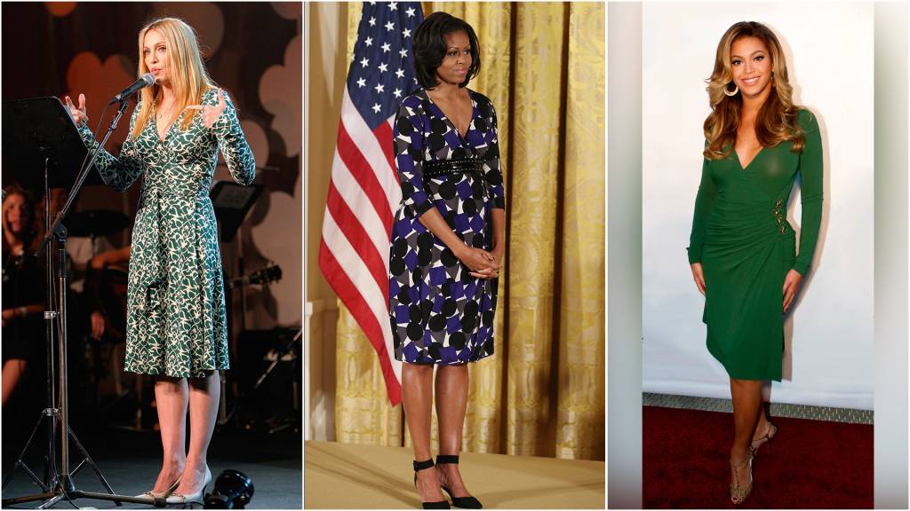 GettyImages-51324393.jpg MULHERES REAIS - Madonna (à esq.), Michelle Obama e Beyoncé: elegância e simplicidade como quem não está nem aí