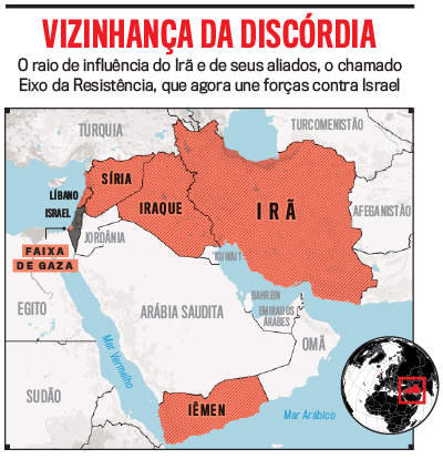 mapa Ir&atilde;
