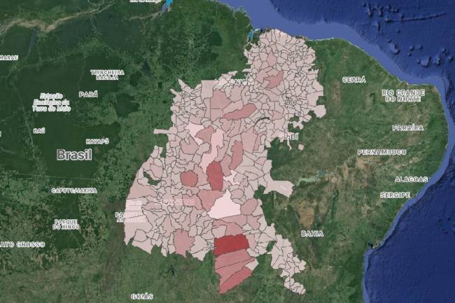 matopiba-sad-cerrado-alertas-google-maps 'Matopiba', região entre os estados de Maranhão, Tocantins, Piauí e Bahia que concentra quase 80% da área destruída do Cerrado