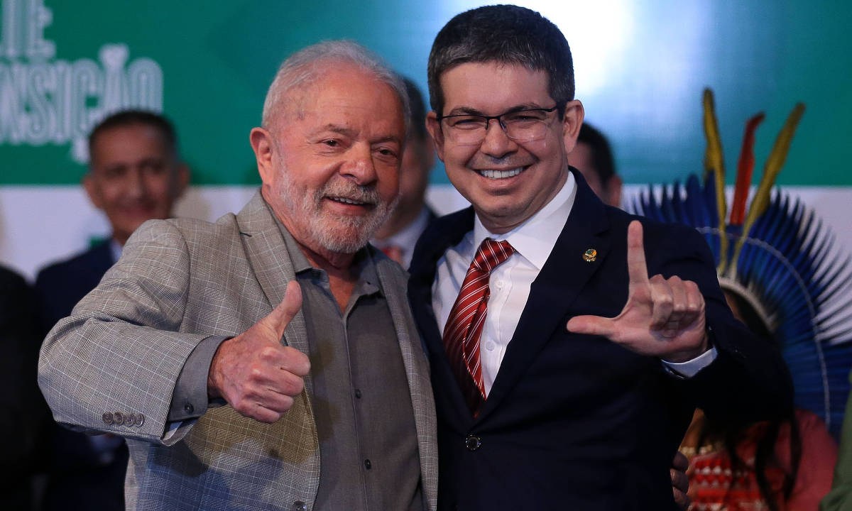 Lula e Randolfe Rodrigues