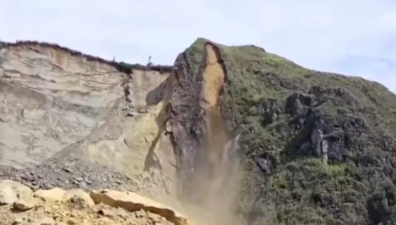 Deslizamento de terra em Papua Nova-Guiné