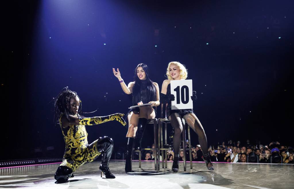 GettyImages-1739769038.jpg BRILHO - Estere: a pequena de 11 anos se destaca pela dança e engrossa pelotão de filhos de Madonna no palco