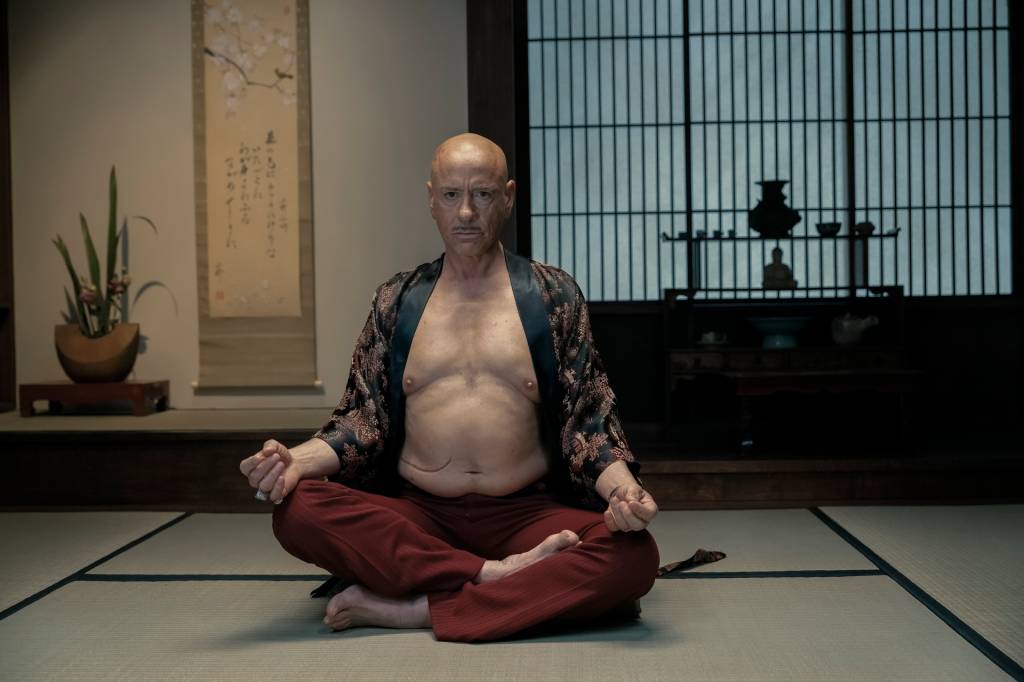 The Sympathizer O ator Robert Downey Jr. na série 'O Simpatizante', da HBO e Max