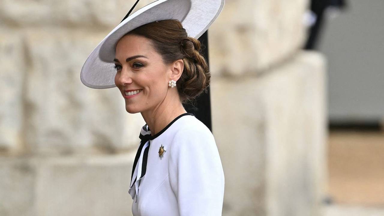 Kate Middleton, a princesa de Gales, faz a primeira aparição pública desde que revelou seu diagnóstico de câncer, em março