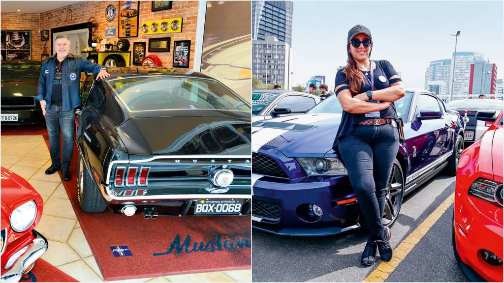3—Marcelo-Simionato.jpeg Fãs: presidente do Mustang Clube, Simionato tem sete; Angélica foi a primeira mulher a se associar