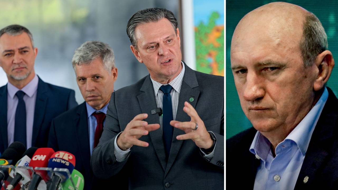 TUDO ERRADO - Pretto, Teixeira e Fávaro: compra cancelada e demissão do secretário Neri Geller (à dir.)